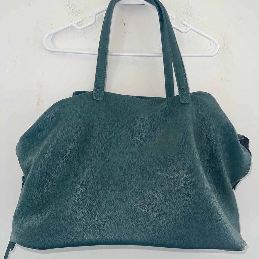 Oversized Green Satchel Bag by Street Level
